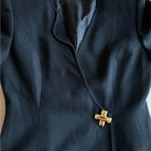 Bicci by Florine Wachter Elegant Black Midi Dress- long sleeve- ssshhh luxury - Picture 6 of 11